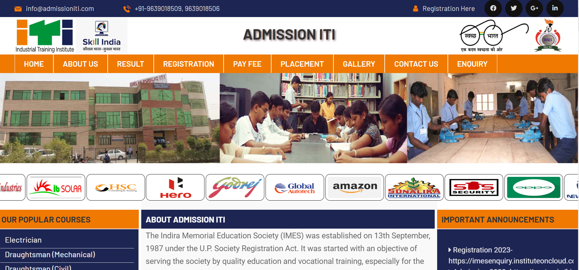 Admission ITI
